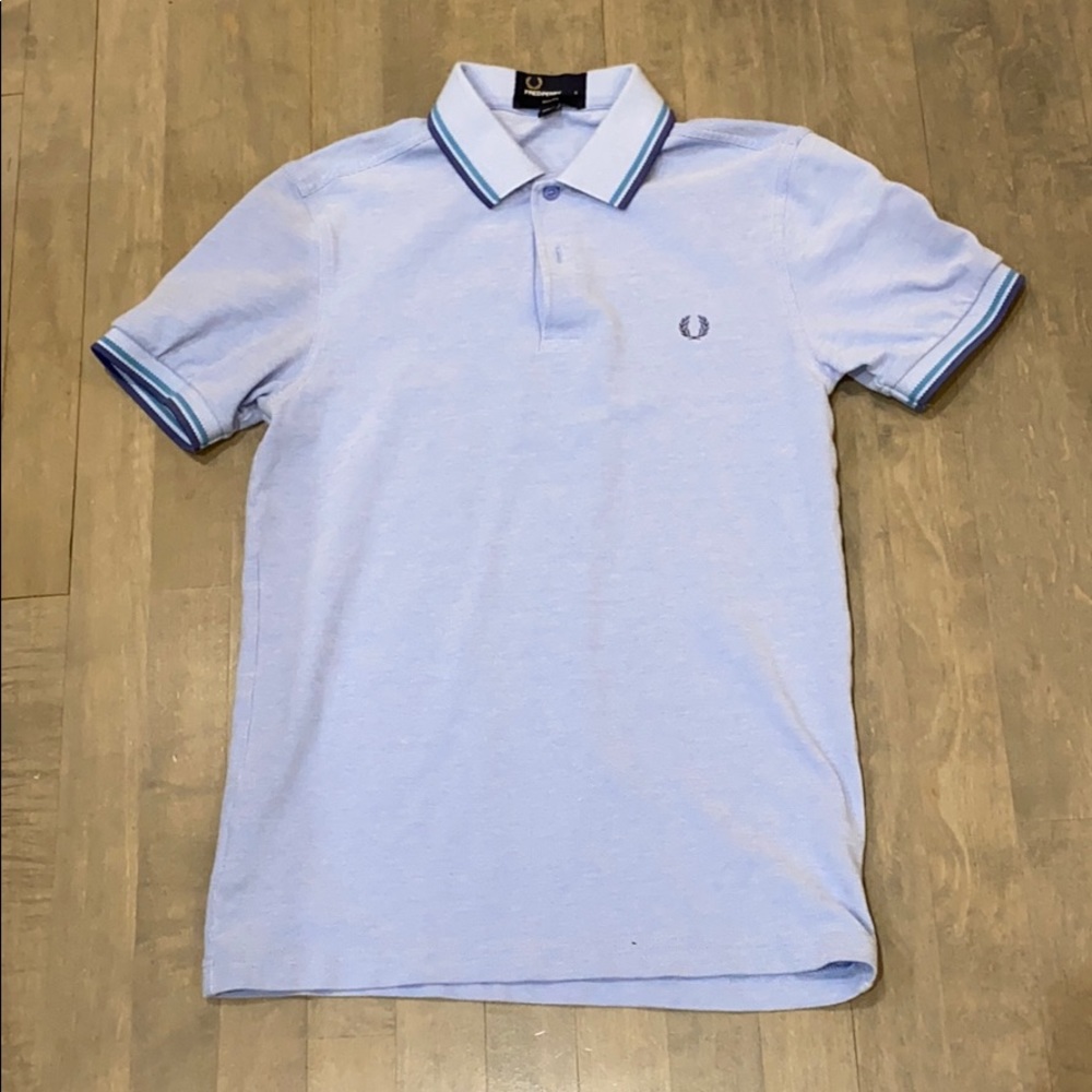 Fred Perry Blue Men’s Slim-Fit Small Polo